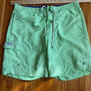 Mens green swimsuit